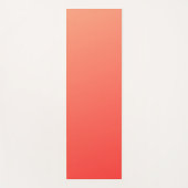 赤グラデーション色 ヨガマット (正面)