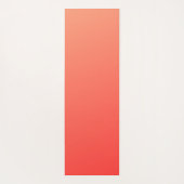 赤グラデーション色 ヨガマット (裏面)