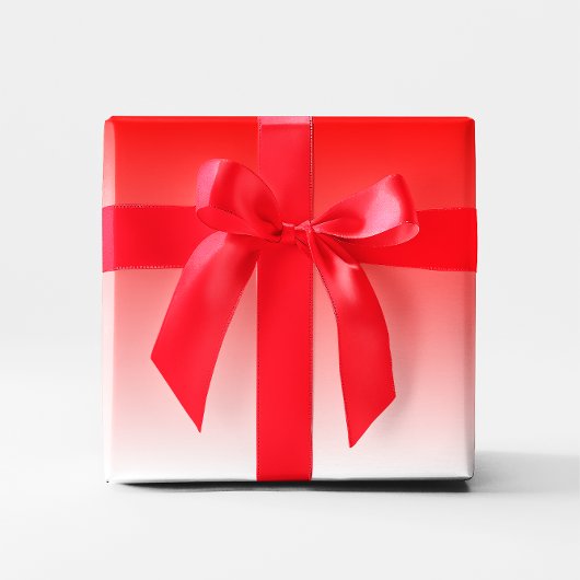 赤グラデーション ラッピングペーパー