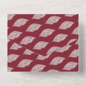 赤グラムホワイトダイヤモンドリップ オールインワン招待状 (裏面)