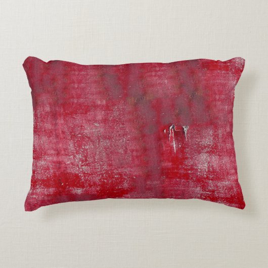 赤グランジい文体、古代、芸術、背景 アクセントクッション (正面)