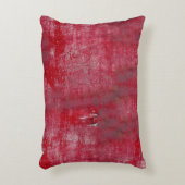 赤グランジい文体、古代、芸術、背景 アクセントクッション (正面(垂直))