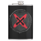 赤グランジ式 フラスク (正面)