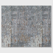 赤グランジ灰色レンガ壁のラッピング紙 ラッピングペーパー (フラット)