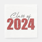 赤グリッタークラス2024 スタンダードランチョンナプキン (正面)