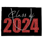 赤グリッタークラス2024 ラージペーパーバッグ (裏面)