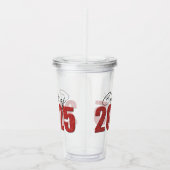赤グリッタークラス2025 アクリルタンブラー (右)