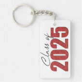 赤グリッタークラス2025 キーホルダー (正面)