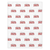 赤グリッタークラス2025 テーブルクロス (正面)