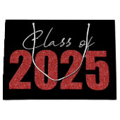 赤グリッタークラス2025 ラージペーパーバッグ (正面)