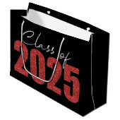 赤グリッタークラス2025 ラージペーパーバッグ (正面アングル)
