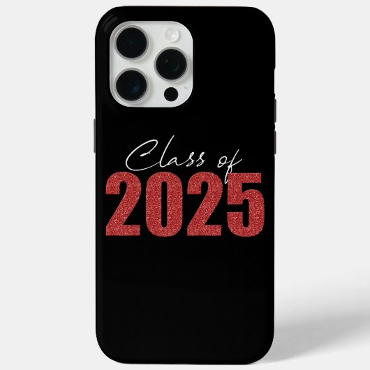 赤グリッタークラス2025 Case-Mate iPhoneケース (裏面)