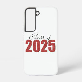 赤グリッタークラス2025 SAMSUNG GALAXY S22ケース