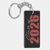 赤グリッタークラス2026 キーホルダー (正面左)