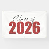 赤グリッタークラス2026 横断幕 (横)