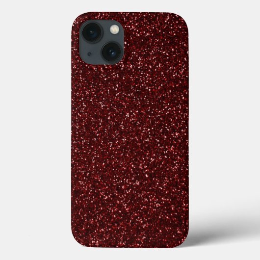 赤グリッター効果2 Case-Mate iPhoneケース (裏面)