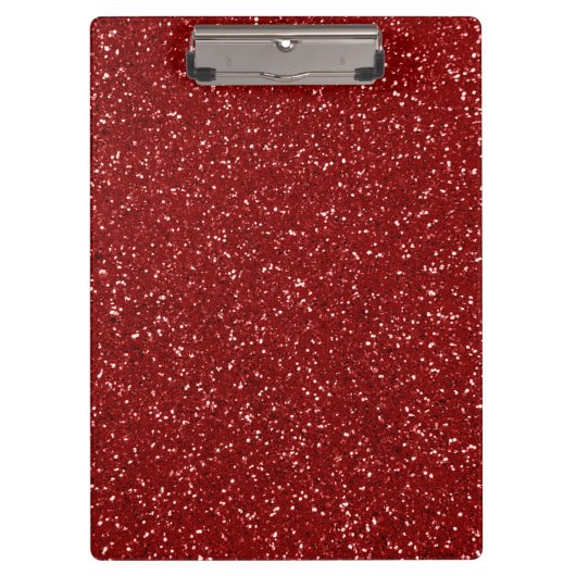赤グリッター クリップボード (正面)