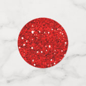 赤グリッター コンフェッティ (スモール正面)