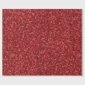 赤グリッター ラッピングペーパー (フラット)