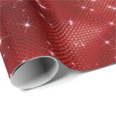 赤グリッター ラッピングペーパー (ロールコーナー)