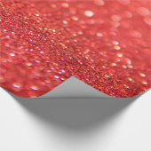 赤グリッター ラッピングペーパー (角)