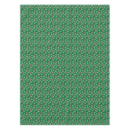 赤グリーンキャンディケインペパーミントクリスマス テーブルクロス