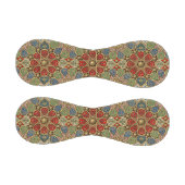 赤グリーンブルーフェイク金ゴールドアラビア美術パターン 野球ボール (パネル)