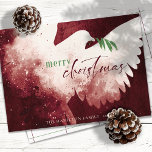 赤グリーンメリークリスマス平和鳩 シーズンカード<br><div class="desc">これらの7" x 5"のフラットクリスマスグリーティングカードは、赤、緑、白の色合いの抽象芸術鳩を備えている。赤と緑に緑のオリーブの枝と「メリークリスマス」。おカスタマイズ前の家族の名前と年で</div>