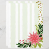 赤グリーン金ゴールドスパークルピンク赤フローラ固定式 (正面/裏面)