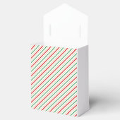 赤グリーン金ゴールドメリークリスマスパタストライプのーン フェイバーボックス (オープン)