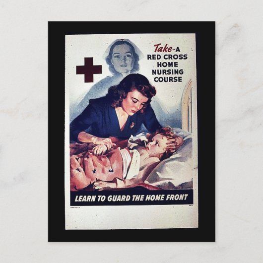 赤グロス家庭看護講座 ポストカード (正面)