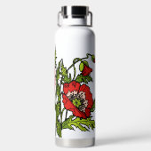 赤ケシのウォーターボトル ウォーターボトル (背面)