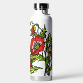 赤ケシのウォーターボトル ウォーターボトル (左面)