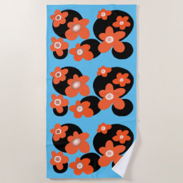 赤ケシビーチタオル ビーチタオル