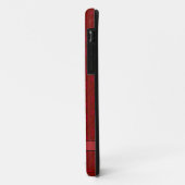 赤ケルトのアートスパイラルデザインオン鍵パターンiPod Case-Mate iPhoneケース (裏面/左)