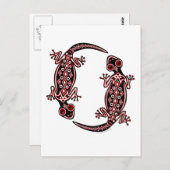 赤ゲッコス・トーテムポストカード ポストカード (正面/裏面)