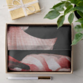 赤コイ魚水日本の色 薄葉紙 (ギフト)