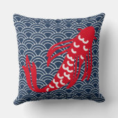 赤コイ魚 クッション (裏面)