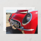 赤コルベット～ポストカード ポストカード (正面/裏面)