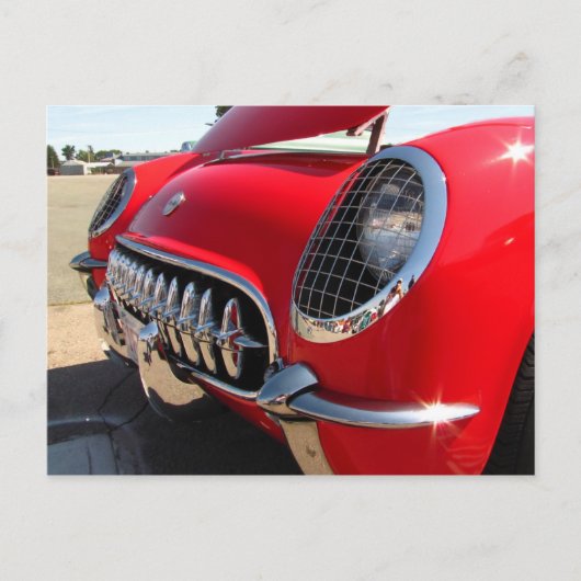 赤コルベット～ポストカード ポストカード (正面)