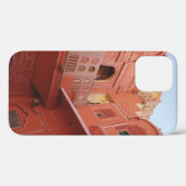 赤コンクリート建物 Case-Mate iPhoneケース (裏面 (横))