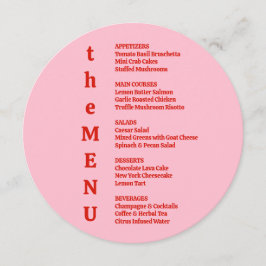 赤コンテンポラリーお洒落とピ結婚ンク メニュー