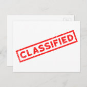 赤ゴム印鑑 ポストカード (正面/裏面)