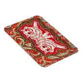 赤サイケデリック猫(Louis Wain) マグネット (右側)