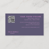 赤サングラスオプティシアン名刺 名刺 (裏面)