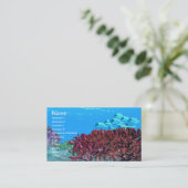 赤サンゴ名刺 名刺 (スタンド正面)