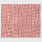 赤サンゴ模様 ラッピングペーパー (フラット)