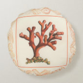 赤サンゴ貝縁ど殻 ラウンドクッション (裏面)