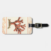 赤サンゴ貝縁ど殻 ラゲッジタグ (正面横)