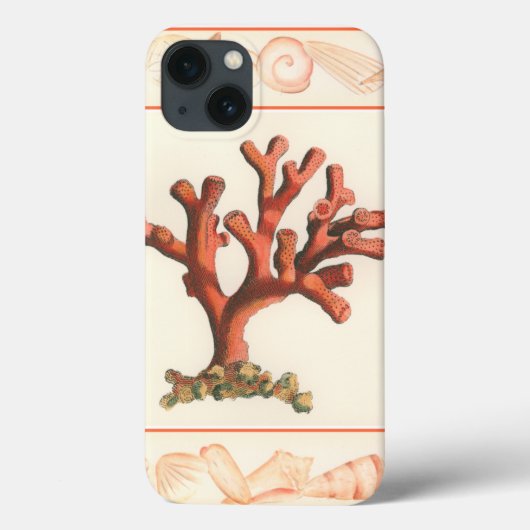 赤サンゴ貝縁ど殻 Case-Mate iPhoneケース (裏面)